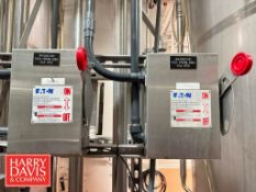 (2) Eaton 30 & 60 Amp Heavy Duty Safety Switches and (2) Siemens S/S Heavy Duty Safety Switches