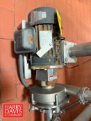 Fristam Centrifugal Pump, Model: FPX3541 with 5 HP 1,760 RPM Motor: Mounted on S/S Base