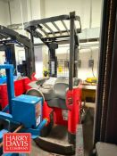 Raymond 3,500 LB Capacity Stand-up Reach Fork Truck, Model: 750-R35TT, S/N: 750-21-AC84818