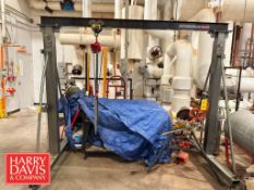 Pittsburgh Automotive Gantry Crane with Fischer 1-Ton Chain Hoist