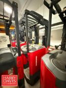 Raymond 3,500 LB Capacity Stand-up Reach Fork Truck, Model: 750-R35TT, S/N: 750-21-AC84826
