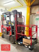 Raymond Electric 3-Mast 4,700 LB Capacity Fork Truck, Model: 4750C505, S/N: 475-17-10481