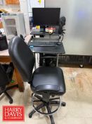 (2) Office Chairs, Desk Top Dell Monitor, Dell Computer, Keyboard, Mouse and Logitech Speaker