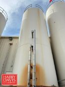 JBF 15,000 Gallon Silo, S/N: 13129E with Vertical Agitation, Anderson RTD Sensors, (2) 3
