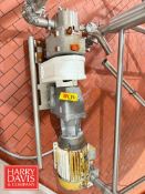 Fristam Positive Displacement Pump, Model: FKL150 A-STD with Gear Reducing Drive: Mounted on S/S