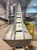 Incline Flighted Conveyor: 25' x 1' (Subject to BULK BID: Lot 6)