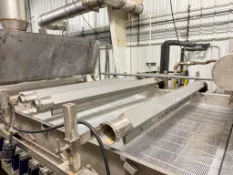 ACI Air Knives with (2) 15 HP 3,500 RPM Motors: Mounted on Cart (Subject to BULK BID: Lot 43)