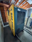 Kaeser Rotary Screw Compressor: 3’ Width x 78” Height, Model: BSD-60, S/N: 1017 with 60 HP Motor (