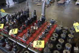 (13) ASSORTED CAT 40 TOOL HOLDERS