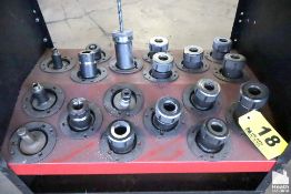(18) BT40 COLLET STYLE TOOL HOLDERS