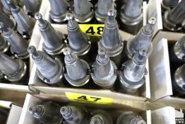 (8) ASSORTED BT40 COLLET STYLE TOOL HOLDERS