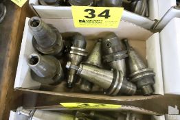 (7) ASSORTED CAT 40 TOOL HOLDERS