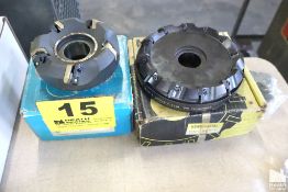 (2) INDEXABLE FACE MILLS 7-1/2" AND 5"