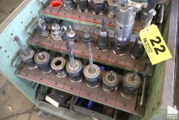 (14) ASSORTED CAT 40 TOOL HOLDERS