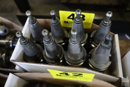 (8) ASSORTED BT40 COLLET STYLE TOOL HOLDERS