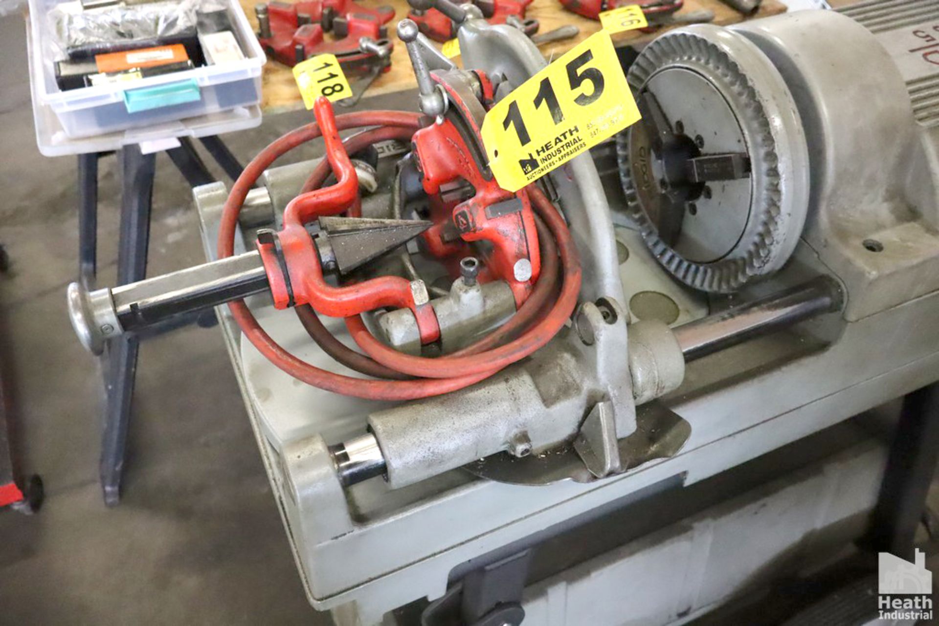 RIDGID MODEL 535 PORTABLE PIPE THREADER S/N EAM20542D00