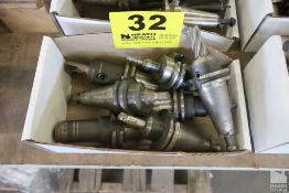 (7) ASSORTED CAT 40 TOOL HOLDERS