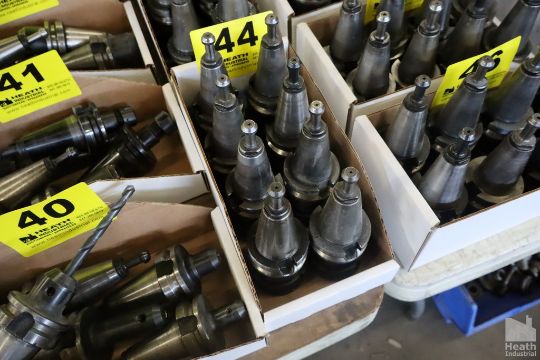 (8) ASSORTED BT40 COLLET STYLE TOOL HOLDERS
