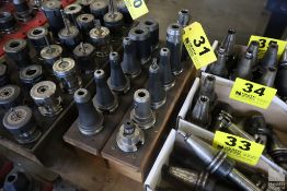 (12) ASSORTED CAT 40 TOOL HOLDERS