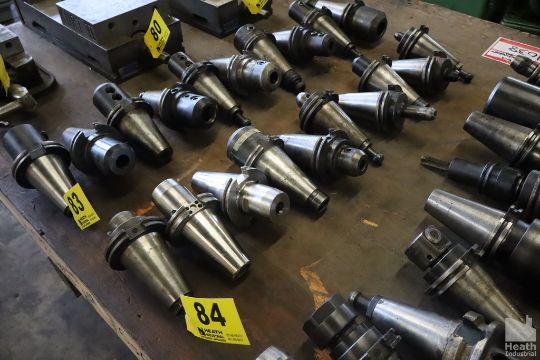 (10) ASSORTED CAT 50 TOOL HOLDERS