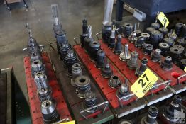 (14) ASSORTED CAT 40 TOOL HOLDERS