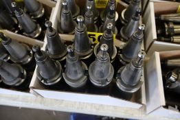 (8) ASSORTED BT40 COLLET STYLE TOOL HOLDERS