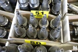 (8) ASSORTED BT40 COLLET STYLE TOOL HOLDERS