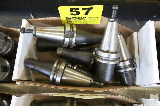 (7) ASSORTED BT40 COLLET STYLE TOOL HOLDERS