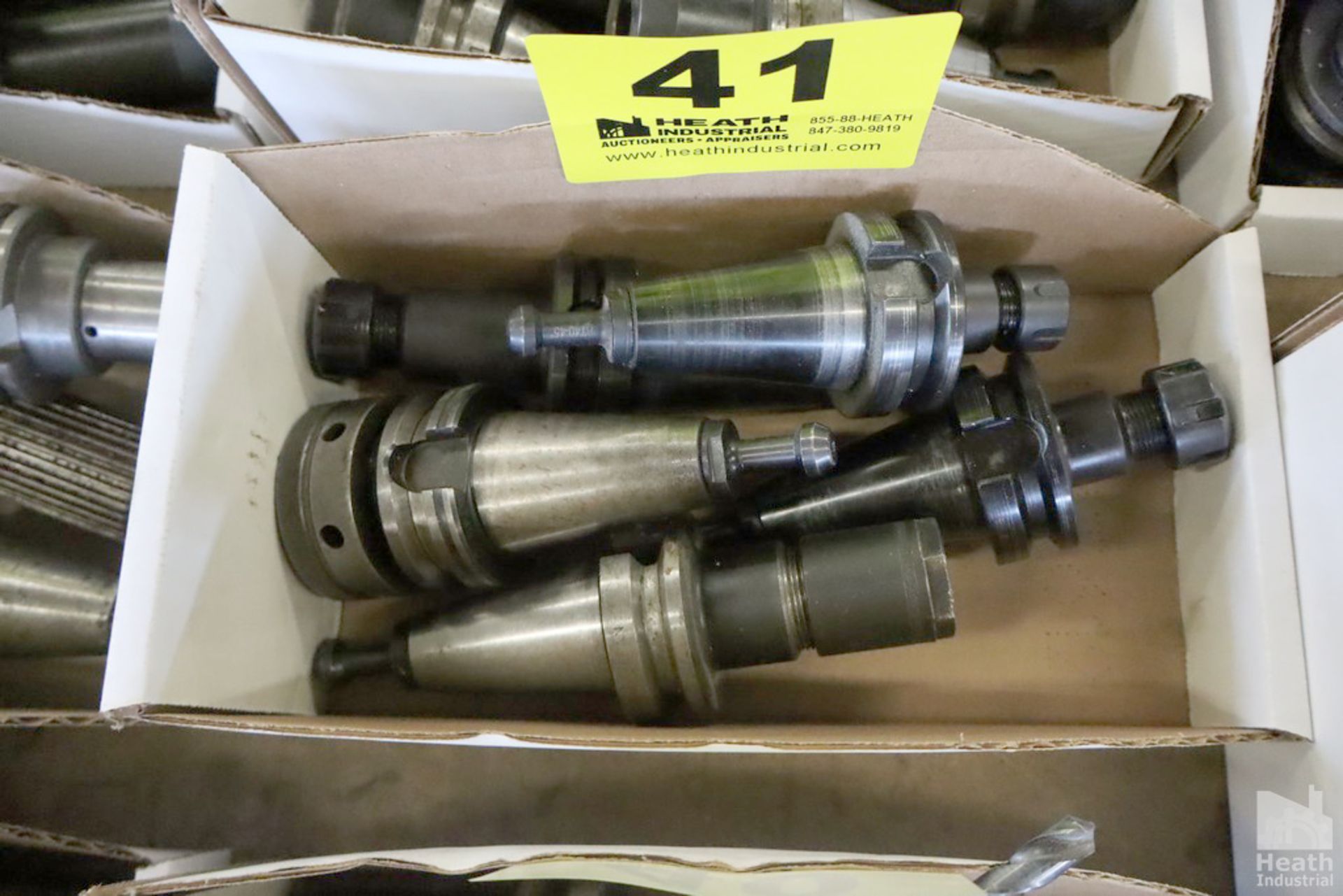 (5) ASSORTED BT40 TOOL HOLDERS