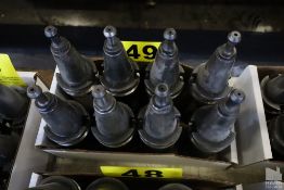 (8) ASSORTED BT40 COLLET STYLE TOOL HOLDERS
