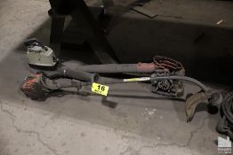 GAS WEED WACKER AND TWO ASSORTED GAS BLOWERS