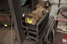 PORTABLE STEEL CART WITH ASSORTED NELSON STUDS