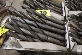 (10) ASSORTED TAPER SHANK DRILL BITS