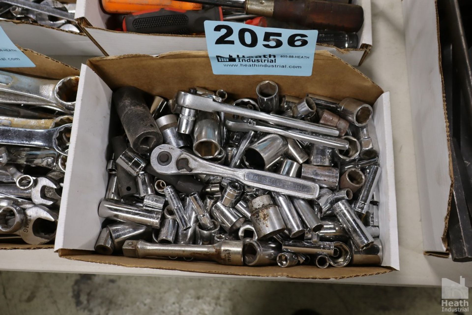 ASSORTED SOCKET WRENCHES AND SOCKETS