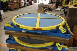 BISHAMON EZ LOADER 3,000 LB SCISSOR LIFT TURN TABLE