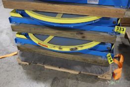 BISHAMON EZ LOADER 3,000 LB SCISSOR LIFT TURN TABLE