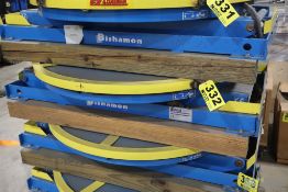 BISHAMON EZ LOADER 3,000 LB SCISSOR LIFT TURN TABLE