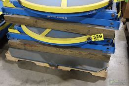 BISHAMON EZ LOADER 3,000 LB SCISSOR LIFT TURN TABLE