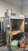 Global Finishing Solutions Bench Booth w/exhaust system