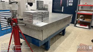 Rock of Ages Granite Surface Plate, Serial 5999-917, 72x48"