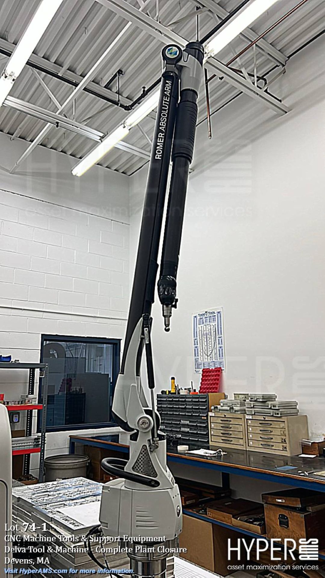 Romer RA-7536-3 Portable CMM Arm, 10 ft (3 m) measurement range, 0.001 ...