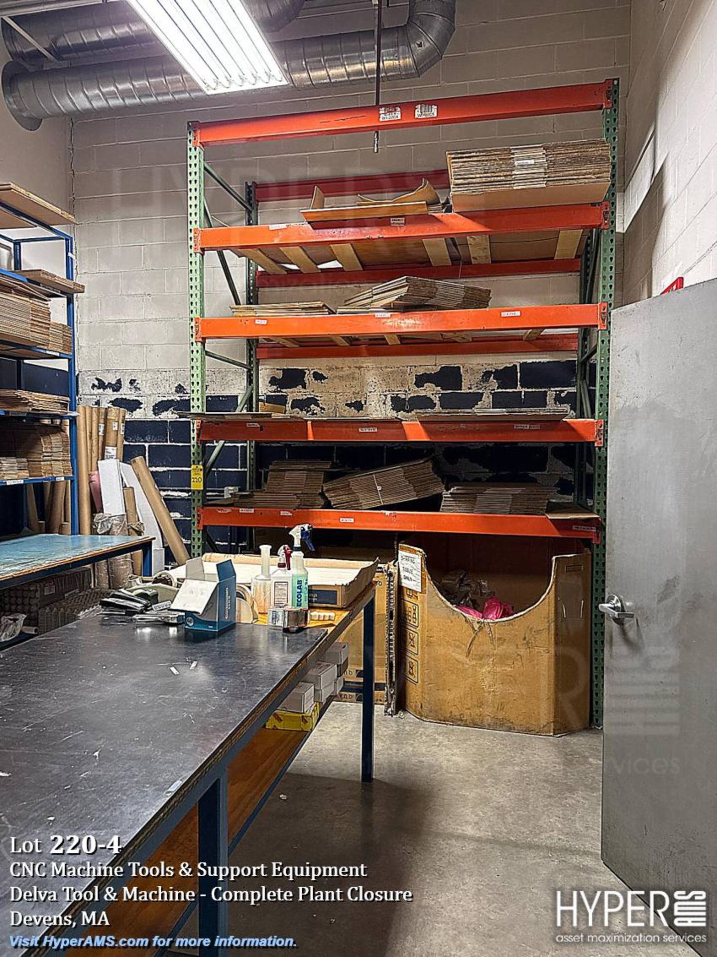 Industrial Warehouse Shelving and Workbenches, eft table- 24 ft x 44 x ...