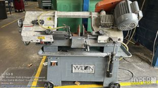 Wilton 3410 Horizontal Band Saw, S/N 04457856, 7: X 12" Cap.