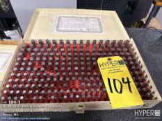 Vermont Gage Pin & Set, .251"-.500" w/ set of Cylindrical Standards