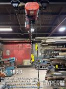 Wampfler Electric Chain Hoist, 1 Ton Capacity, Pendant Control