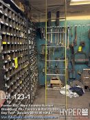 (Lot) parts cabinets, contents and misc. tools