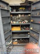 Metalworking Tools & Accessories Cabinet, Steel, 8 Shelves, Grey