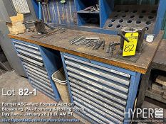 Lot of (2) Lista Industrial Tool Cabinet with Assorted Machining Tools