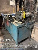 Dayton Bench Grinder with Workbench and Vise, Metal Construction, Blue