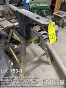 Heavy Duty Anvil on Stand, Approx. 100-200 lbs